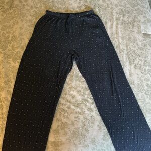 Calvin Klein Navy Lounge Pants with White Accents